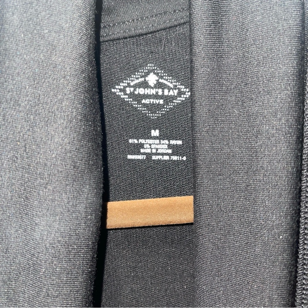 St. John's Bay Black Cardigan size medium - Picture 3 of 6